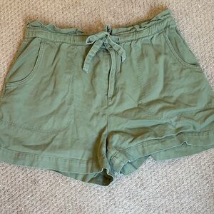 Old Navy High Waist Olive Shorts